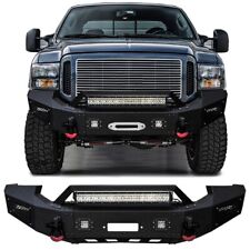Vijay For 2005-2007 Ford F250/F350 Front Bumper Steel Black with  Lights picture