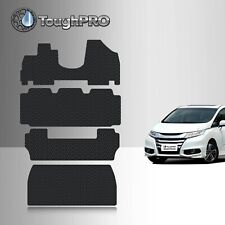ToughPRO Floor Mats Full Set Black For Honda Odyssey 8 Seater 2011-2017 picture