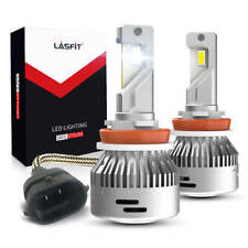 Lasfit H11 LED Headlight Bulbs White Low Beam Conversion Kit 6000LM Super Bright picture