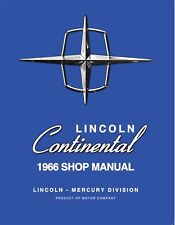 1966 Lincoln Continental Shop Manual picture