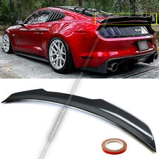 Fits 15-20 Ford Mustang S550 H Style Real Carbon Fiber Rear Trunk Spoiler Wing picture