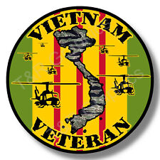 Vietnam Veteran Special Ops Tiger Stripes Sticker Decal Car Truck windows USA picture