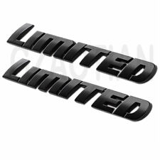 2x Fits For Tundra Black Limited Letter Rear Door Emblem Badge picture
