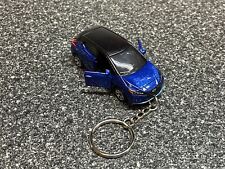 Nissan LEAF EV Blue Keychain Hot Wheels Matchbox picture
