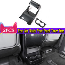 Carbon ABS Rear Air Outlet Vent Panel Cover Trim Fit For Toyota Sienna 2021-2024 picture
