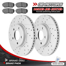 296mm Front Brake Rotors + Brakes Pads FWD Ford Edge Lincoln MKX Rotor & Pad kit picture