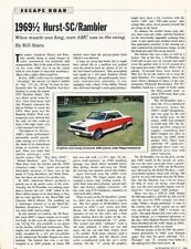 1969 1969.5 1970 Hurst SC Rambler Scrambler Car Review Print Article D111 picture