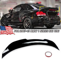 For 2007-13 BMW 1 Series E82 Coupe 128i 135i Gloss Black PSM Style Rear Spoiler picture