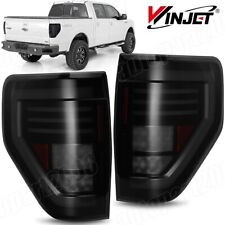 Sequential LED Tail Lights For 2009-2014 Ford F-150 F150 Pickup Black Smoke Lens picture
