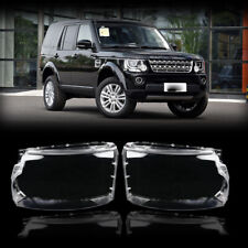 Pair Headlight Headlamp Lens Cover For 2014-2016 Land Rover Discovery 4 LR4 picture