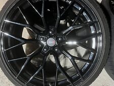 Mercedes C63 Savini Wheels (20”)SV-F2 Gloss Black  (B15) Set of 4 picture