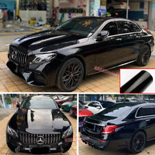 Stretchable Car SUV Wrap Glossy Metallic Black Vinyl Paint Sticker 65FT X 5FT US picture