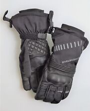 Harley-Davidson Men's Medium Genuine Goatskin Leather Riding Gloves 97147-19VM picture