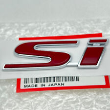 GENUINE NEW 3D Red Si Emblem For honda civic 2Dr 4Dr Trunk Rear Badge Sticker picture