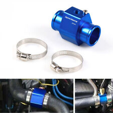 32mm Blue Water Temp Temperature Joint Pipe Sensor Gauge Radiator Hose Adapter picture