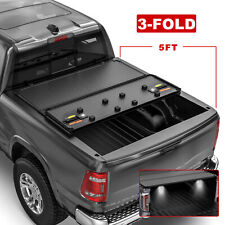 5FT 3-Fold Hard Truck Bed Tonneau Cover For 2020-2023 Jeep Gladiator Waterproof picture