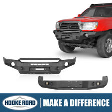Hooke Road Steel Front Bumper w/Winch Plate or Rear Bumper for 2005-2011 Tacoma picture