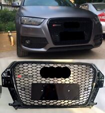 Full Black Grill Grille Honeycomb Vent Radiator For AUDI Q3 RSQ3 SQ3 2013- 2015 picture