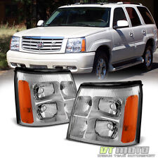 2003-2006 Cadillac Escalade Headlights Headlamps Replacement For 03-06 HID Model picture