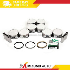 Pistons w/ Rings fit 99-03 Chevrolet Express 2500 Silverado GMC Hummer 6.0L OHV picture