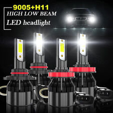 2 Sides 9005 H11 LED Headlight High Low Beam Bulbs Kit Super White Bright Lamps picture
