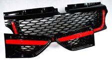Zunsport Compatible With Range Rover Sport (L320) Black Grill with Red Trim 3 picture