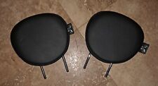2007-2013 Mini Cooper Rear Seat Head Rest Leather Set of 2 Black 2008 2009 2010 picture