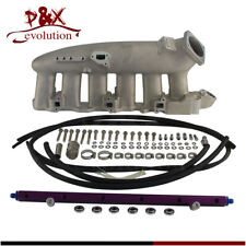 Upgrade Intake Manifold with Fuel Rail for Nissan R32 R33 R34 RB25DET 2.5L 89-02 picture