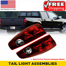 Fit 2004 05 06 07 08 09-2012 Chevy /GMC Colorado Canyon Red Tail Lights L+R Side picture
