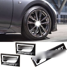 Gloss Black Emblem Trunk Fender Bumper Roof Left Right Badge for F Sport GS35 picture