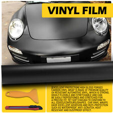 30CM*15CM Matte Black Vinyl Wrap Car Sticker Film Decal Bubble Free picture