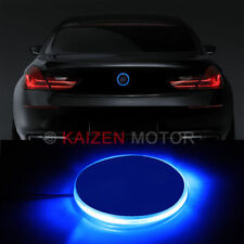 1PC 82mm Ultra Blue Emblem LED Background Light for BMW 1 3 5 7 Series X3 X5 X6 picture