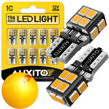 10X AUXITO 175 2825 168 194 T10 LED Parking Light Bulb Canbus Super Bright Amber picture