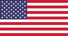OUR AMERICAN COUNTRY FLAG , STICKER, DECAL, 6YR+ VINYL, STATE FLAG USA MADE picture