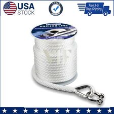 Anchor Rope Braided Anchor Line 3/8Inch 100 FT Premium Solid Braid MFP Boat Rop picture