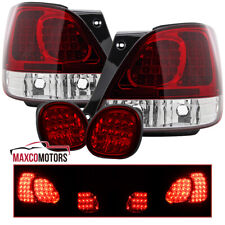 Red/Clear Tail Light Fits 98-05 Lexus GS300 GS400 GS430 LED Rear Trunk Lamp Pair picture
