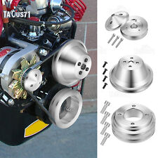 Crankshaft+Alternator+Water Pump V-Belt Pulley Kit For Small Block Ford 302 351C picture