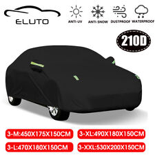 ELUTO 210D Car Cover Waterproof Universal Fit Sedan Rain Sun UV Dust Protection picture