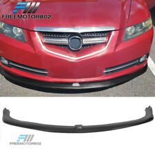 Fits 07-08 Acura TL Type S PU CS Style Unpainted Black Front Bumper Lip Spoiler picture