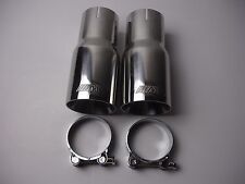 Fits BMW M1 M2 M3 M4 M5 M6 T304SS Exhaust tip's (2) 1 2 3 4 5 6 7 8 Series BMW picture
