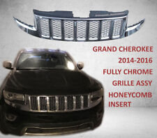 Fully Chrome Front Upper Grille For Jeep Grand Cherokee 2014-2016 Exclusively picture