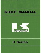 Kawasaki H1 H2 KH500 Triple Workshop Service Manual 1969 1970 1971 Book Bound picture