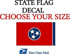 TENNESSEE STATE FLAG, STICKER, DECAL, 5YR VINYL State Flag of Tennessee picture
