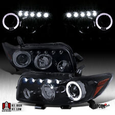 Fit 2008 2009 2010 Scion xB LED Halo Projector Headlights Headlamps Black Smoke picture