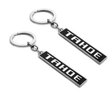 2Pc Tahoe 3D Logo Sport Alloy Car Truck Home Key Keychain Ring Decoration Gift picture