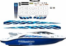 SEADOO SPEEDSTER 200 2007 TWIN 430HP GRAPHICS /DECAL / Sticker KIT BLUE picture