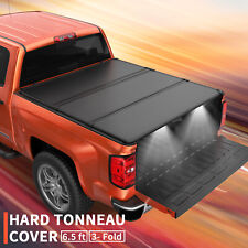 6.5FT/6.6FT Hard Tonneau Cover For 2019-2023 Chevy Silverado GMC Sierra 1500 picture