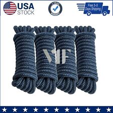 4 Pack 1/2 x 15 Dock Lines Nylon Rope for Boats Double Braided Boat Accessories picture