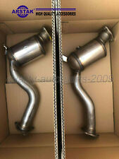 Pair Exhaust pipe with catalyst for Porsche Cayenne S Hybrid 3.0L V6 2011-2014 picture