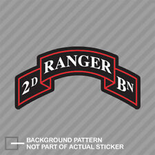 2nd Ranger BN Sticker Decal Vinyl battalion sleeve insignia 75th ranger regiment picture
